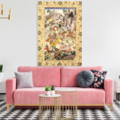 シバは悪魔アンダッカを殺す， c.1585-90 キャンバスプリント (インサイチュ (リビング))