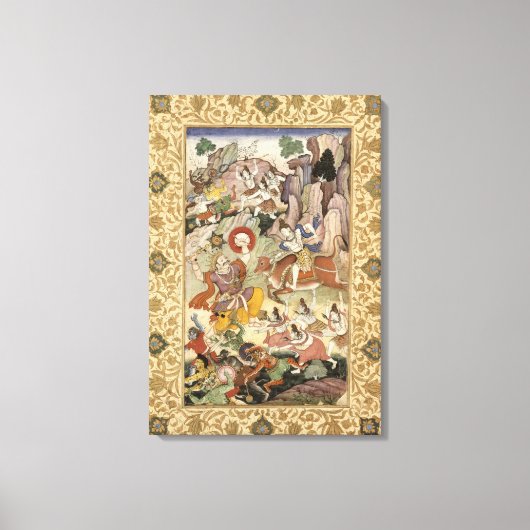 シバは悪魔アンダッカを殺す， c.1585-90 キャンバスプリント (正面)