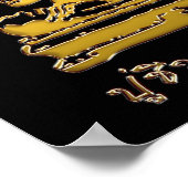 シバゴコマルパージブッダのタイのマッサージ ポスター (角)