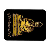 シバゴコマルパージブッダのタイのマッサージ マグネット (横)