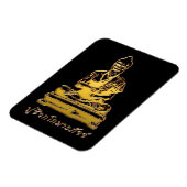 シバゴコマルパージブッダのタイのマッサージ マグネット (左側)