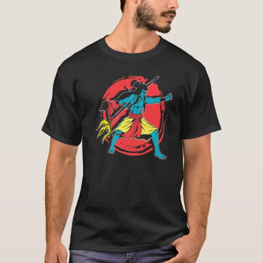 シバヒンズー教インドヨガ仏教瞑想チャク Tシャツ (正面)