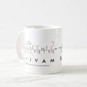 シバムペプチド名mug コーヒーマグカップ (正面左)