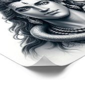 シバ威厳のある – 宇宙保護具 ポスター (角)