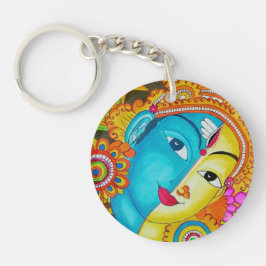 シバ絵を描ムラル キーホルダー