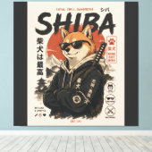 シバ・ザ・プロテクター キャンバスプリント (インサイチュ (ウッドフロア))