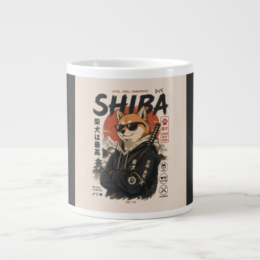 シバ・ザ・プロテクター ジャンボコーヒーマグカップ (正面)