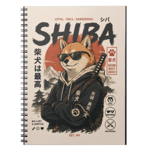 シバ・ザ・プロテクター ノートブック (正面)