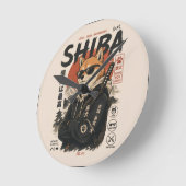 シバ・ザ・プロテクター ラウンド壁時計 (傾斜)