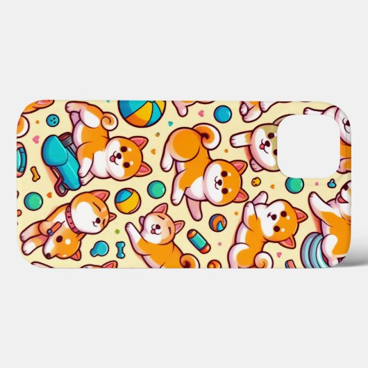 シバiphone case_1 Case-Mate iPhoneケース (裏面 (横))