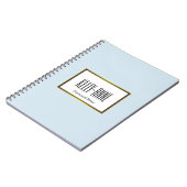 シパーソナライズされたッエレガントクパステルウォーターカラー ノートブック (左側)