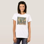 シビタース・オルビス・ターからの北ヨーロッパの地図 Tシャツ (正面フル)
