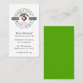 シビックキッチンクラシックセリフ名刺 名刺 (正面/裏面)