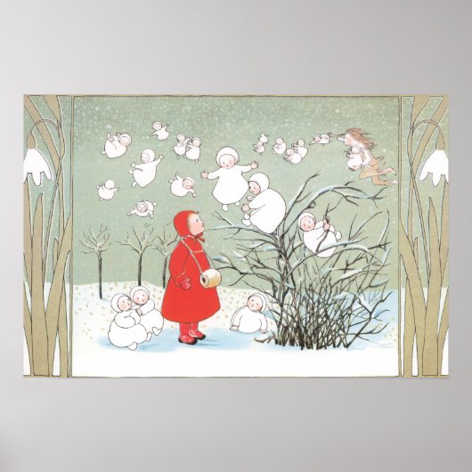 シビュレ・フォン・オルファースのヴィンテージイラストポスター ポスター (正面)