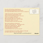 シビラパルミフェラ(ザソウル美しい) ポストカード (裏面)