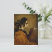 シビルとしてフアナ・パチェコと推定されるポートレート ポストカード (スタンド正面)