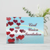 シビルユニオンセレモニー招待状 招待状 (スタンド正面)