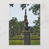 シビル・ウォー・メモリアル サバンナ GA フォーサイス・パークの写真 ポストカード (正面)