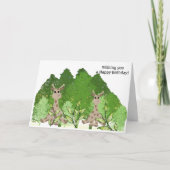 シビングキリン誕生日ウィズカード カード (正面)