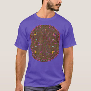 シピトリップ(幻覚体験)のようなボサイケデリックトバルデザイン Tシャツ