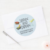 シピンとジピンのマルガリータ・グアカモールサルサ ラウンドシール (封筒)