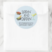 シピンとジピンのマルガリータ・グアカモールサルサ ラウンドシール (バッグ)