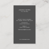 シフェイクルバーグリッターPsiシンボル名刺 名刺 (裏面)