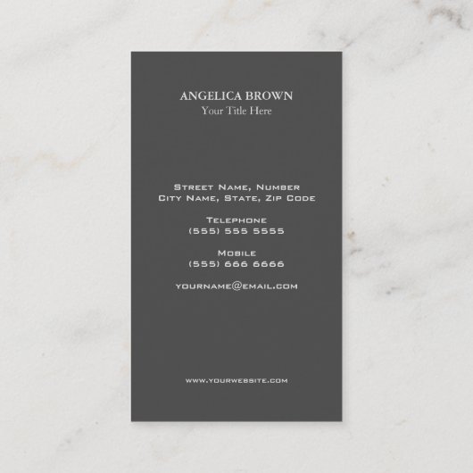 シフェイクルバーグリッターPsiシンボル名刺 名刺 (裏面)