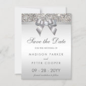 シフェイクルバー·シーキンズが日付を結婚救う マグネット招待状 (正面)