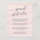 シフォンウォーターカラーゲスト詳細カード |赤面 エンクロージャーカード (正面)