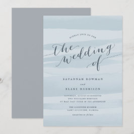 シフォンウォーターカラー結婚式招待状 |空 招待状