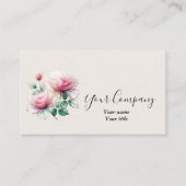 シフォンバラ名刺 名刺 (正面)