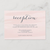 シフォン水彩披露宴カード |赤面 エンクロージャーカード (正面)