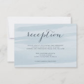 シフォン ウォーターカラー 受付案内カード | スカイ 招待状 (正面)