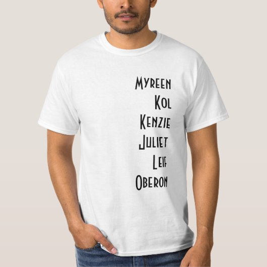 シフターアカデミーキャストTシャツ Tシャツ (正面)
