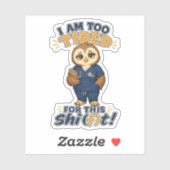 シフトに疲れすぎ フクロウ看護師 シール (シート)