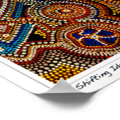 シフトアイディア – ドットデザインby Gina ポスター (角)