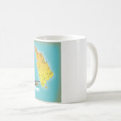 シフノス島 ギリシャ レトロ地図 コーヒーマグカップ (正面右)