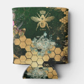 シフランスのックビクトリアン,ビー,フローラ,金ゴールドフォイル,ベル 缶クーラー (裏面)