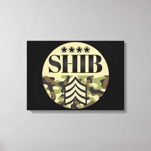 シブアーミージェネラルウォールアート キャンバスプリント (正面)