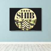 シブアーミージェネラルウォールアート キャンバスプリント (インサイチュ (ウッドフロア))