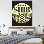 シブアーミージェネラルウォールアート キャンバスプリント (インサイチュ (寝室))