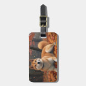 シブイヌイン紅葉秋 ラゲッジタグ (正面縦)