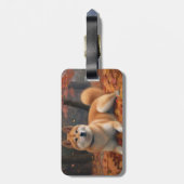 シブイヌイン紅葉秋 ラゲッジタグ (裏面縦)