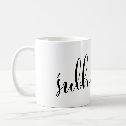 シブハラトリーグッドモーニングネパールのマグ コーヒーマグカップ (左)