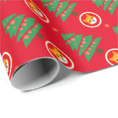 シブメリーマス！クリスマス・レッド・ホリデイ ラッピングペーパー (ロールコーナー)