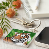 シブレリア虎 キーホルダー (正面右)