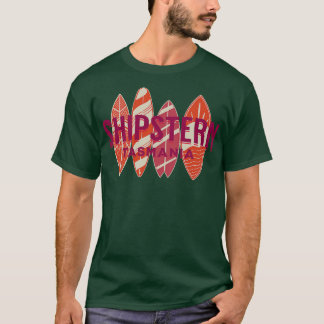 シプスターンタスマニアオーストラリアビッグウェーブサーフィンサーフ Tシャツ