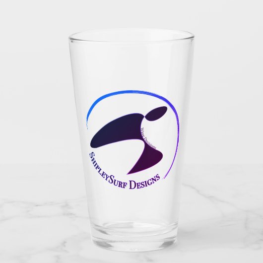 シプリサーフサーファーズビールグラス タンブラーグラス (正面)
