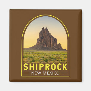 シプロックニューメキシコレトロエンブレムアートヴィンテージ マグネット